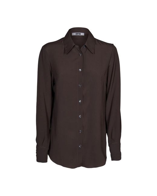 Grifoni Overhemden ,Bruin ,Shirts in het Brown
