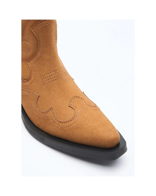 Cowboy Boots Ganni en coloris Brown