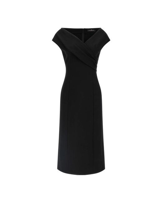 Ermanno Scervino Black Midi Dresses