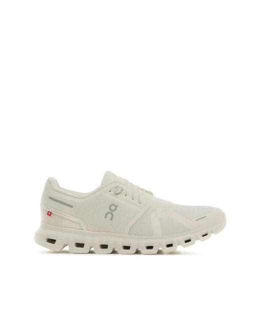 Running Shoes On Shoes de color White