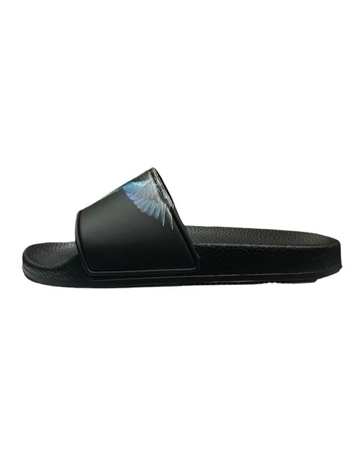 Marcelo Burlon Black Sliders for men