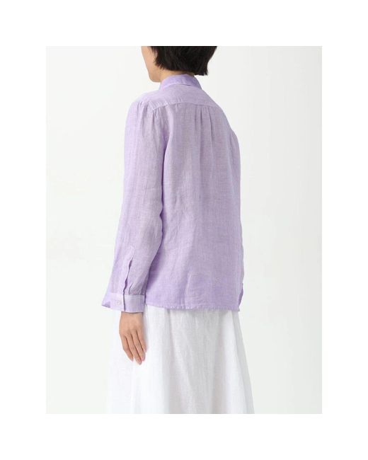 Shirts 120% Lino de color Purple