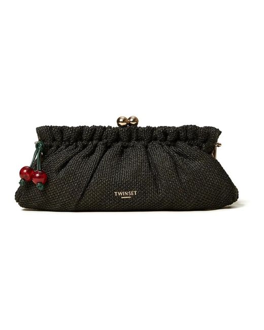 Twinset Black Clutches