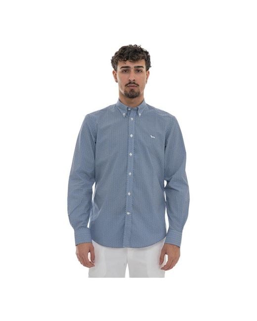 Harmont & Blaine Blue Casual Shirts for men