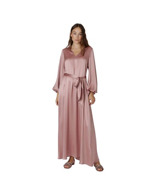 Eleventy Purple Maxi Dresses