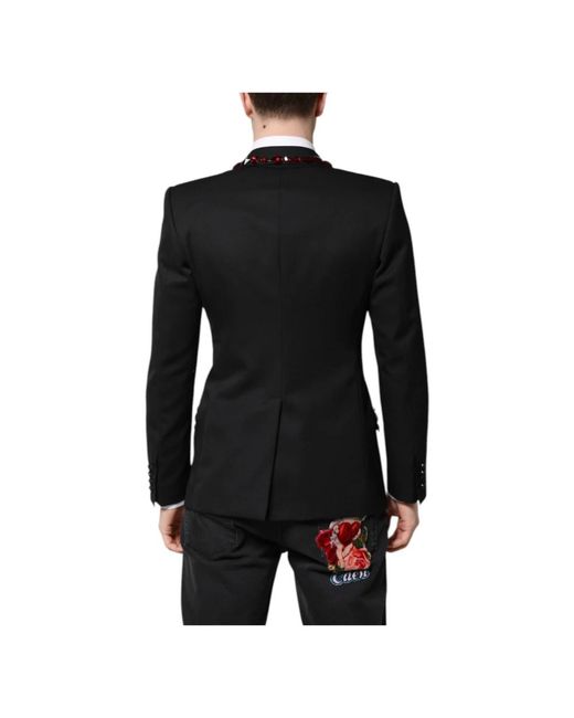 Dolce & Gabbana Black Blazers for men