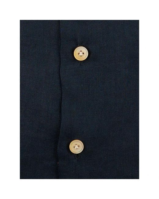 Kiton Casual Hemden in het Blue voor heren