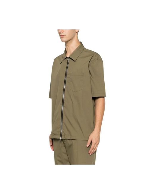 Low Brand Camicia Verde in het Green voor heren