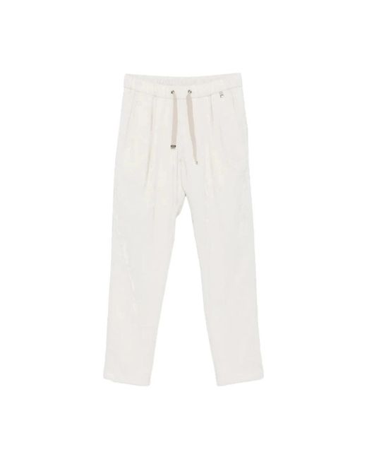 Herno Metallic Broek in het White voor heren