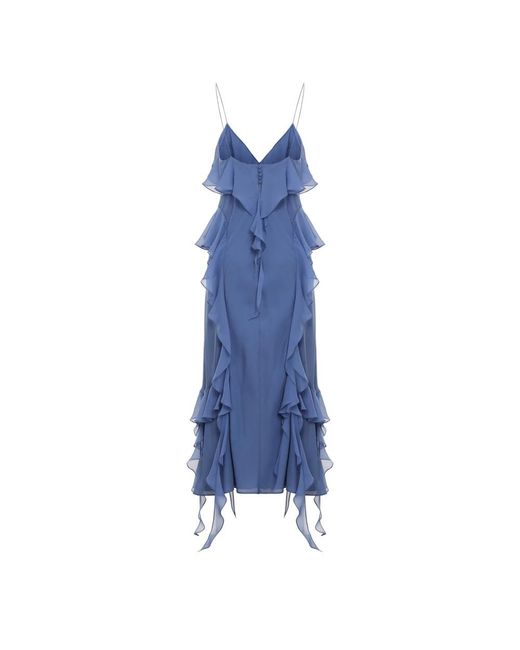 Khaite Blue Midi Dresses