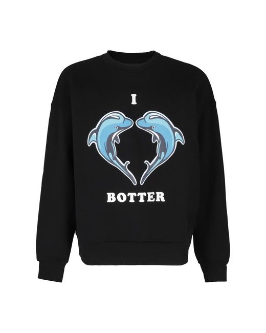BOTTER Hoodies & Sweatvesten ,Zwart ,Katoen Sweatshirt in het Black voor heren