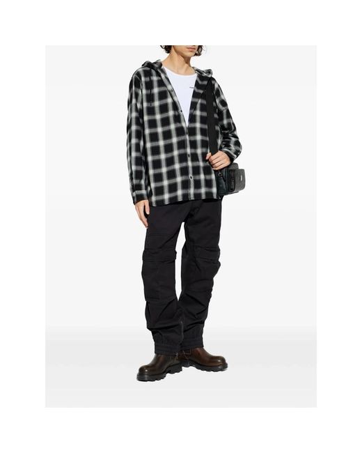 DIESEL Black Casual Shirts for men
