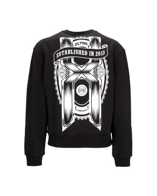 DOLLY NOIRE Black Sweatshirts for men