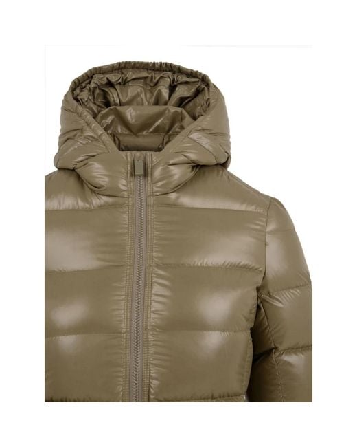 Aspesi Jassen ,Leer Winterjas in het Green
