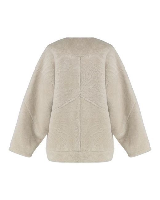 Leather Jackets Halfboy de color Natural