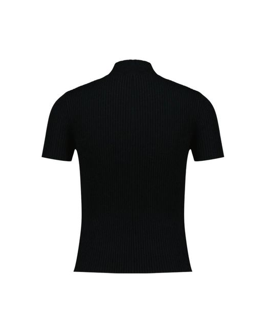 DIESEL Truien & Vesten ,Zwart ,Wol- T-Shirt in het Black