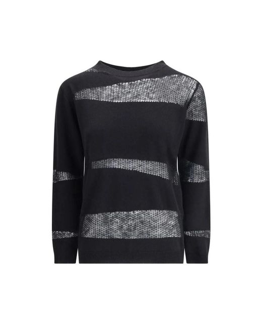 Fabiana Filippi Black Round-Neck Knitwear