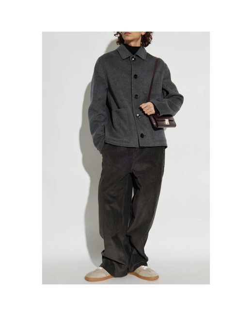 AMI Gray Light Jackets for men