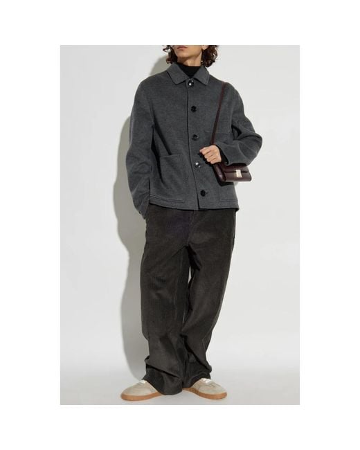 AMI Gray Light Jackets for men