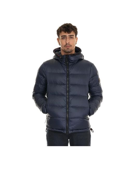Peuterey Blue Down Jackets for men