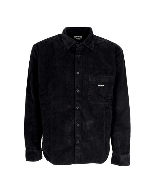 Obey Blue Casual Shirts for men