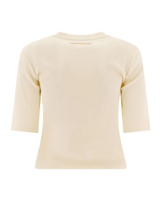 T-Shirts Sandbeige de color Natural