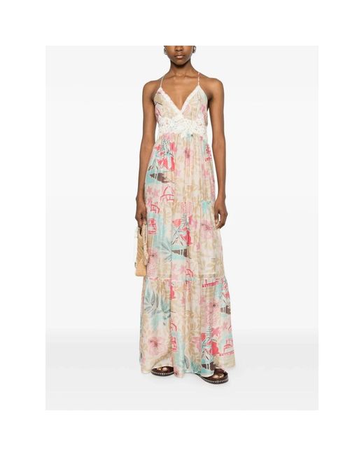 Ermanno Scervino Pink Maxi Dresses