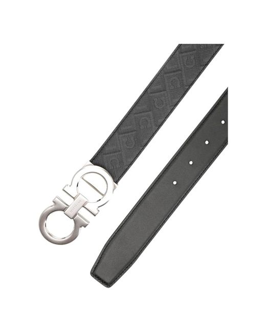 Ferragamo Black Belts for men
