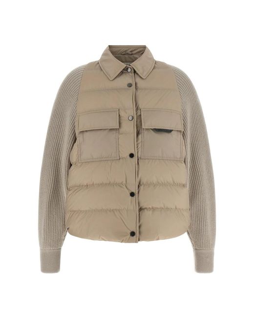 Brunello Cucinelli Natural Down Jackets