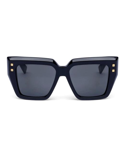 Balmain Accessoires ,Zwart ,B-Fame Zonnebril in het Blue