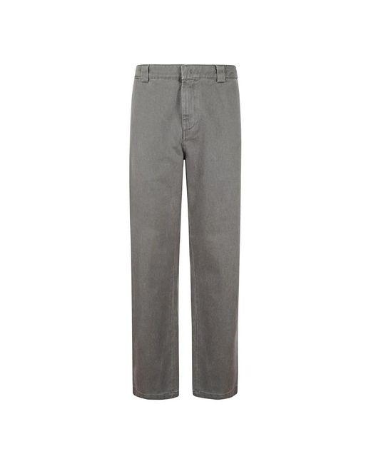 Aspesi Broeken ,Grijs ,Katoen Pantalon Van Katoen 'Vissuto' in het Gray voor heren