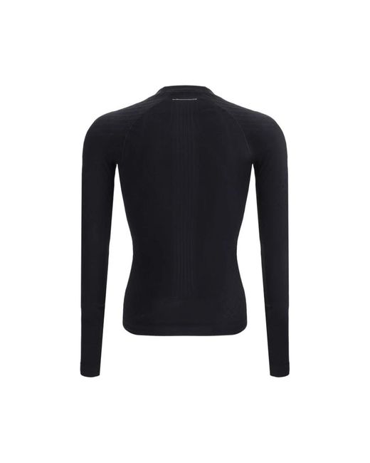 MM6 by Maison Margiela Blue Long Sleeve T-Shirts for men
