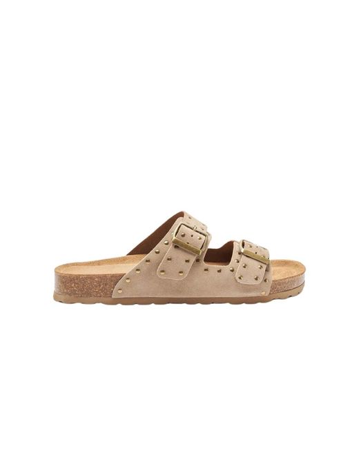 Scarosso Brown Delilah sliders