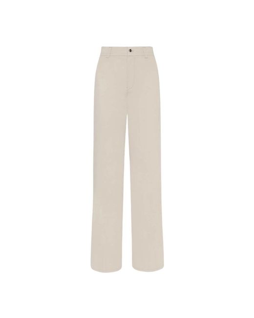 Kiton Denim Tailored Jeans in het White