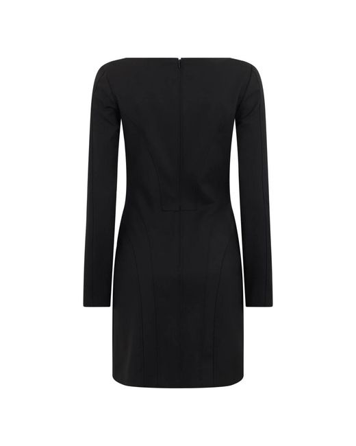 Alberta Ferretti Black Short Dresses