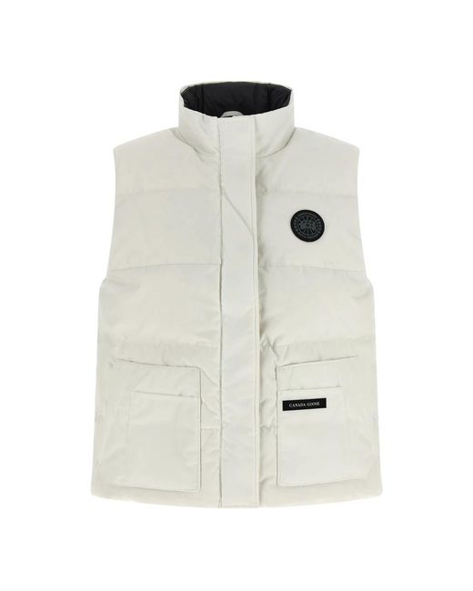 Canada Goose White Waistcoats