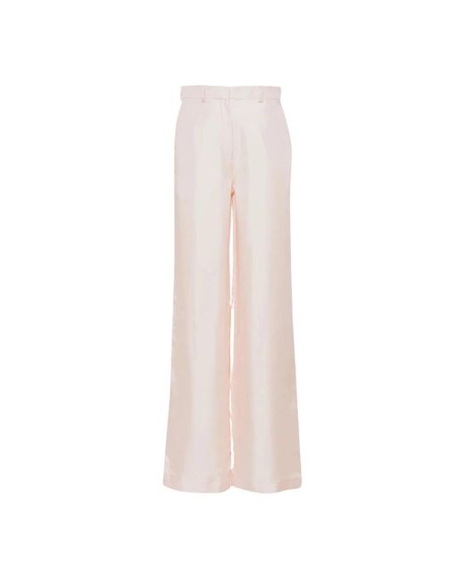 Lanvin Pink Wide Trousers