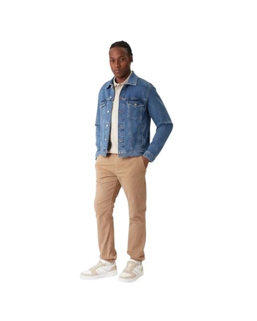 Tommy Hilfiger Blue Denim Jackets for men