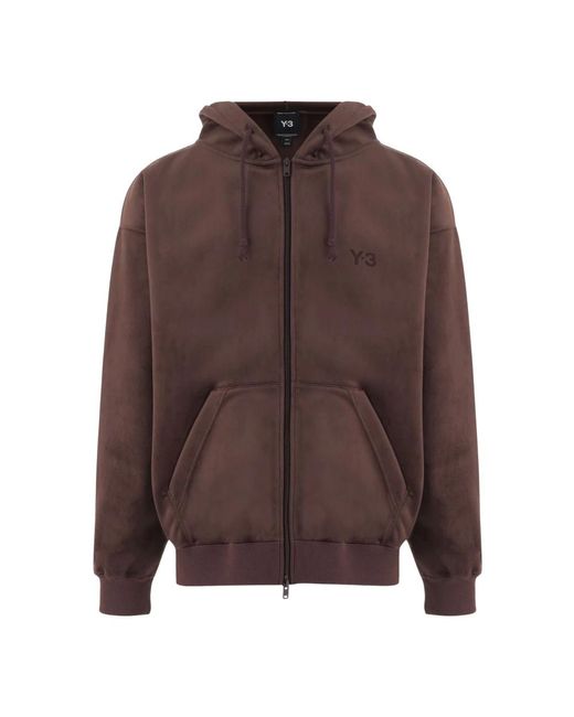 Zip-Throughs Y-3 de hombre de color Brown