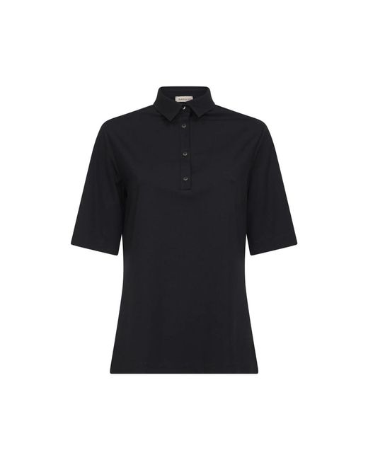 Blanca Vita Black Polo Shirts