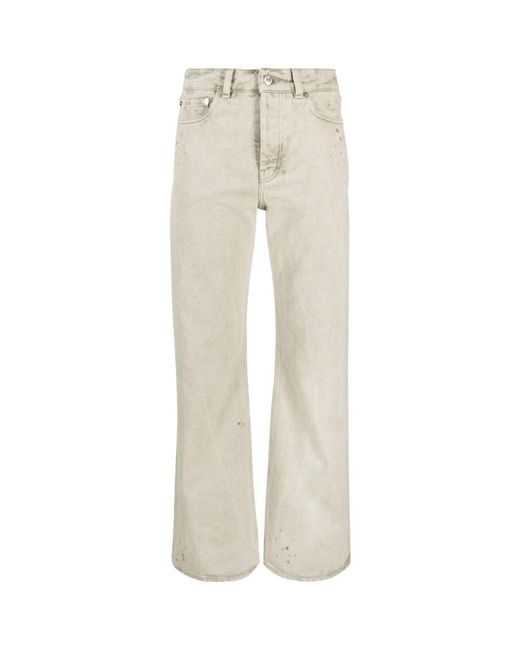 Our Legacy Natural Attic wash bootcut denim jeans