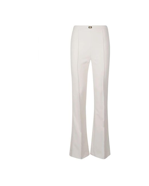 Elisabetta Franchi White Essenzielle hose