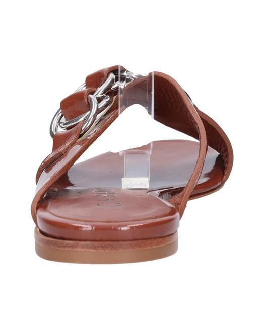Casadei Pink Sliders