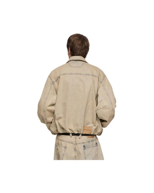 M I S B H V Natural Denim Jackets for men