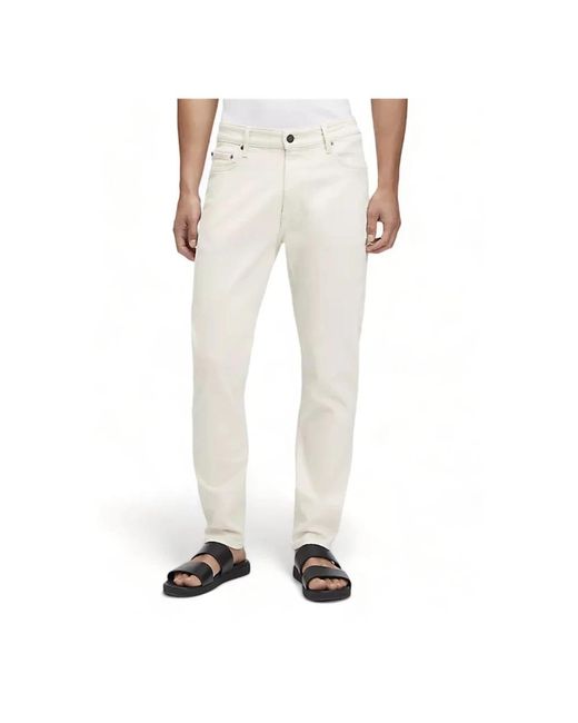 Calvin Klein White Straight Jeans for men
