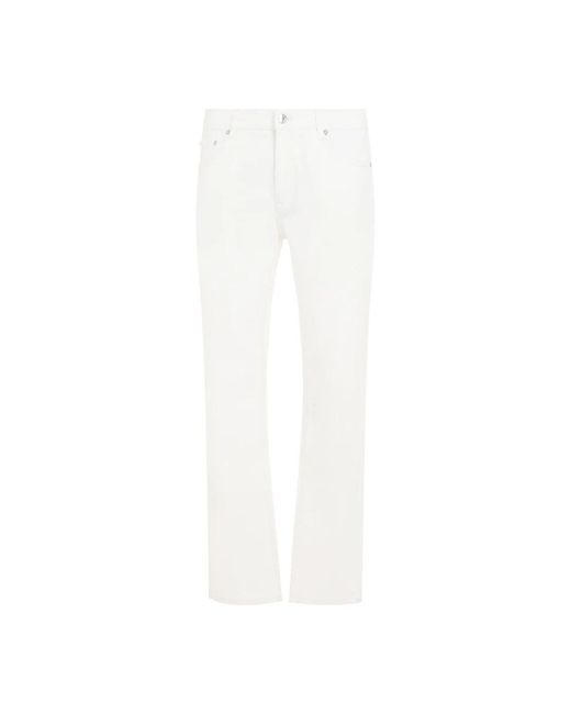Etro White Straight Jeans for men