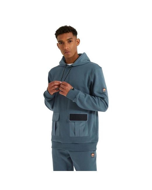 Ellesse Hoodies & Sweatvesten ,Blauw ,Precipito Oh Sweatshirt in het Blue voor heren