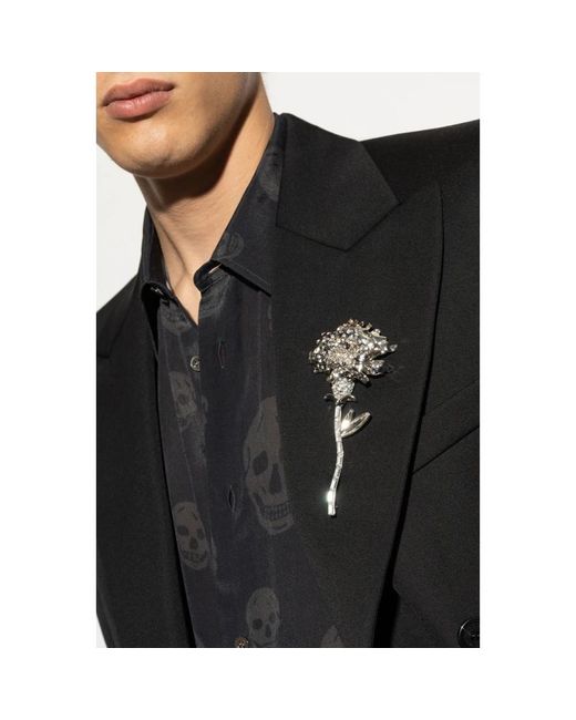 Alexander McQueen Cufflinks &Amp; Tie Clips in Gray für Herren