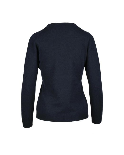 Ballantyne Blue Round-Neck Knitwear