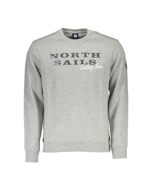 North Sails Gray Sweatshirts for men